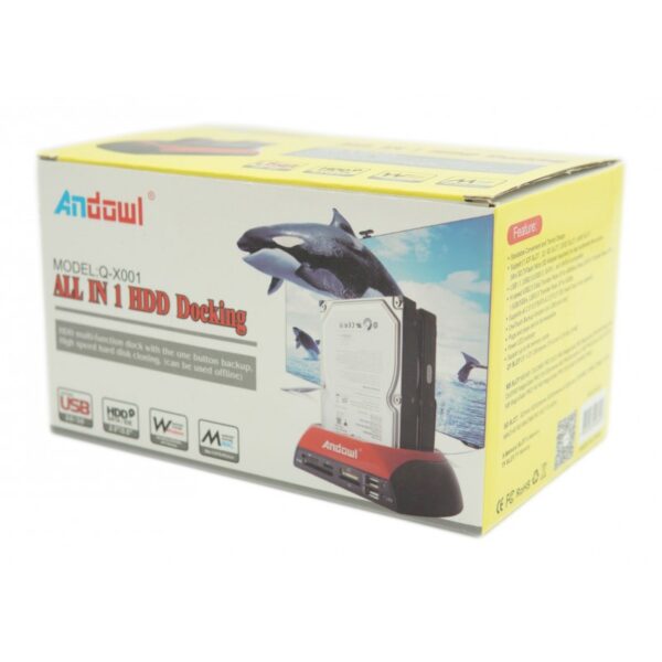 ALL IN 1 HDD DOCK ANDOWL AN-Q-X001