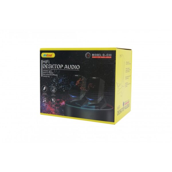 ΗΧΕΙΑ ΥΠΟΛΟΓΙΣΤΗ ΜΕ LED ANDOWL AN-Q-C33
