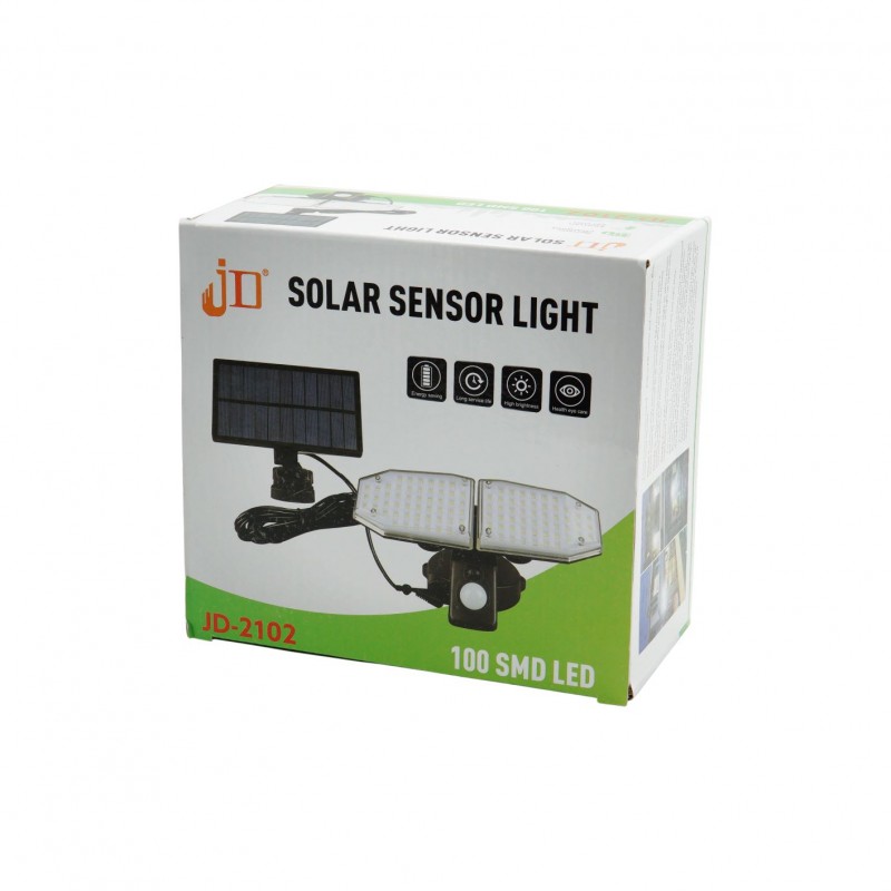 SOLAR SENSOR LIGHT 100LED PS-JD-2102