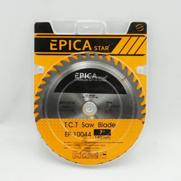 T.C.T SAW BLADE 180mm EPICA STAR TO-EP-10044