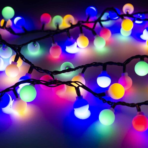 Χριστουγεννιάτικα φωτάκια LED 176 ΤΜΧ RGB electronistas.gr