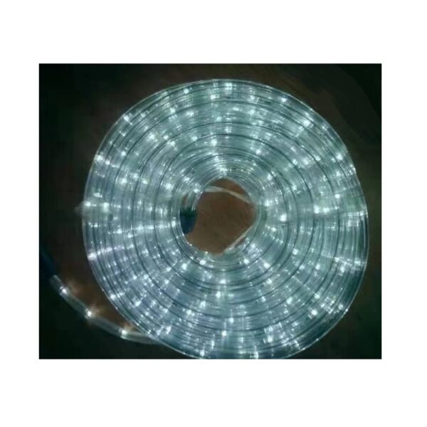 Φωτοσωλήνας διάφανος λευκό ψυχρό 30m με τροφοδοσία 220v Με εναλλαγές φωτισμού electronistas.gr