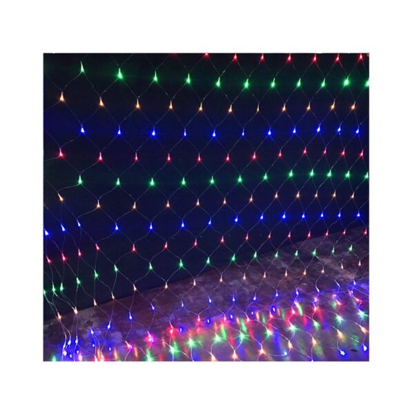Χριστουγεννιάτικο δίχτυ με φωτάκια – 160 Led – RGB electronistas.gr