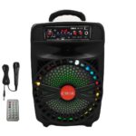 Φορητό Ηχείο Καραόκε Bluetooth 8" 3000W Με Μικρόφωνο και Τηλεκοντρόλ electronistas.gr