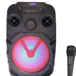 Φορητό bluetooth ηχείο 8" Karaoke Με Μικρόφωνο 20W