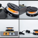 Αδιάβροχος Μαγνητικός Φάρος Led Strobe 80W Κίτρινο-Λευκό electronistas.gr