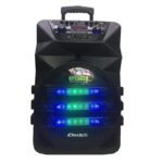 Φορητό ηχείο subwoofer 120W με 2 Τηλεκοντρόλ και Τηλεχειριστήριο electronistas.gr