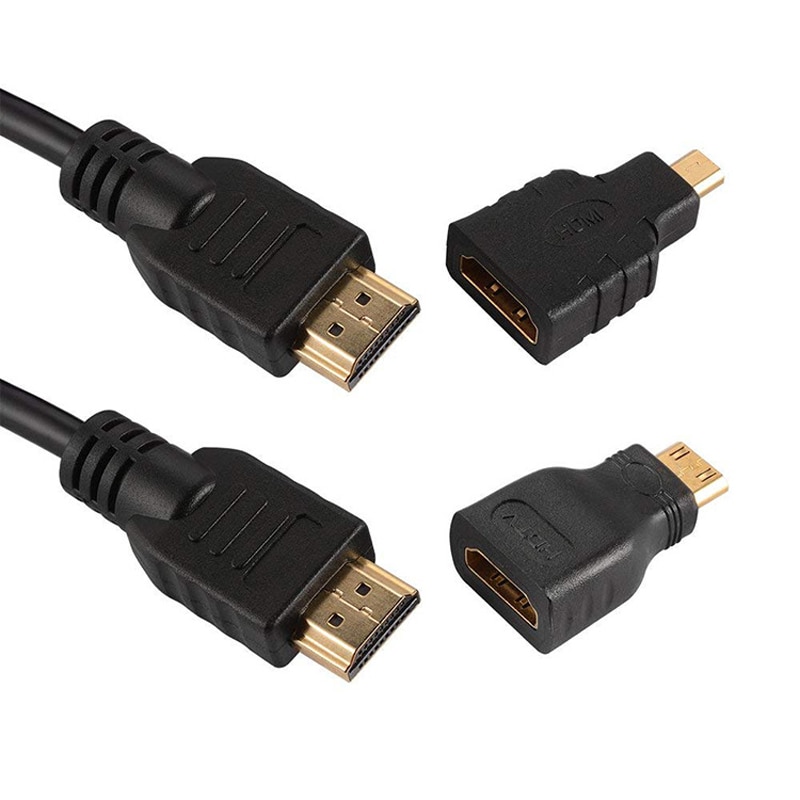 Καλώδιο Αντάπτορας HDMI 1.5m σε mini HDMI και micro HDMI electronistas.gr
