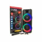 Φορητό ηχείο subwoofer 2x8" Bluetooth μικρόφωνο και τηλεχειριστήριο electronistas.gr