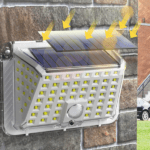 Στεγανό Ηλιακό Φωτιστικό Επιτοίχιο Με Ανισχνευτή Κίνησης electronistas.gr