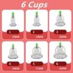 Σετ 6τμχ Βεντούζες Σώματος με Συσκευή Scraping 2.5W 5V electronistas.gr