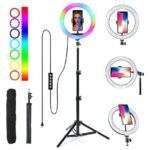 Ring Light Φωτιστικό Δαχτυλίδι LED 20 cm με Τρίποδο electronistas.gr