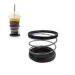 Αυτοκόλλητη Ποτηροθήκη Αυτοκινήτου Σπιράλ electronistas.gr