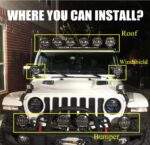 LED Προβολέας Jeep 7'' 75W electronistas.gr