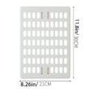 Διάτρητο Ραφάκι Οργάνωσης Μπάνιου Με 5 Γαντζάκια electronistas.gr