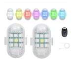 Επαναφορτιζόμενα Strobe Mini Φωτάκια Οχημάτων 2τμχ electronistas.gr