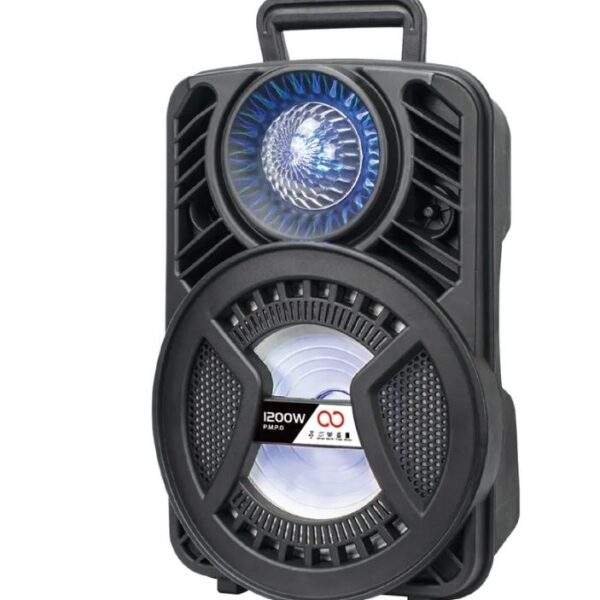 Φορητό Ηχείο 12'' Με Τρόλεϊ Και Μικρόφωνο 1200W electronistas.gr