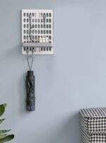 Διάτρητο Ραφάκι Οργάνωσης Μπάνιου Με 5 Γαντζάκια electronistas.gr