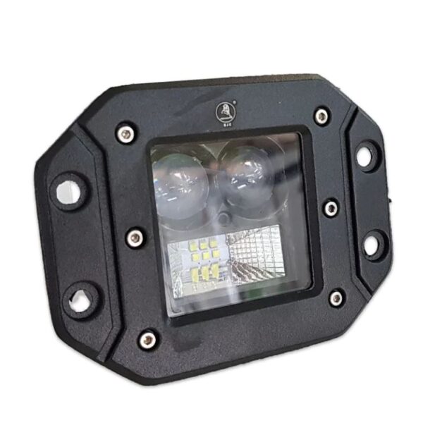 LED Προβολάκι Εργασίας Χωνευτό 12W 6500K electronistas.gr