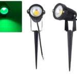 LED Προβολάκι Κήπου Χωνευτό Πράσινο 5W 220V electronistas.gr