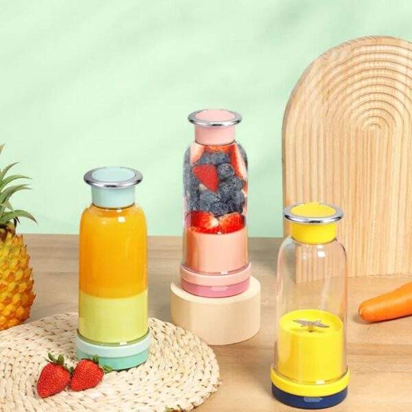 Μίνι Φορητό Eπαναφορτιζόμενο Μπλέντερ Για Χυμούς electronistas.gr