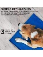 Δροσιστικό Αδιάβροχο Χαλάκι Σκύλου & Γάτας 94x80cm Μπλε