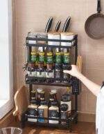 Μεταλλική Βάση Οργάνωσης Κουζίνας Με 2 Ράφια electronistas.gr