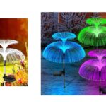 Σετ 2τμχ LED Ηλιακά Φώτα Κήπου "Συντριβάνι" Πολύχρωμα electronistas.gr