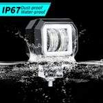 LED Προβολέας Μηχανής 20W 10-30V Σε Λευκό ή Κίτρινο Φως electronistas.gr