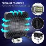 Led Προβολέας Εργασίας 126W 12-36V 6000K electronistas.gr