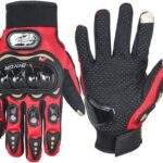 Γάντια Μηχανής Για Οθόνες Αφής Κόκκινα electronistas.gr