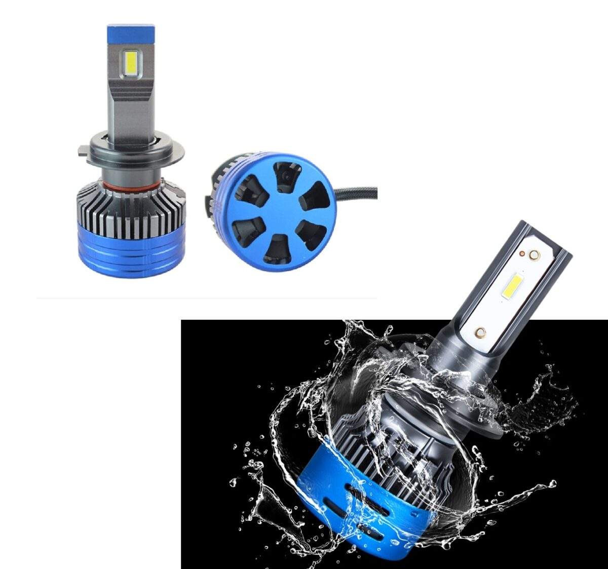 Λάμπες 2 τμχ LED CANBUS H7 50W 12-32V 6000K-6500K electronistas.gr