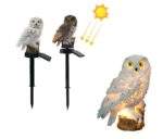 Ηλιακό LED Φωτιστικό Κήπου Κουκουβάγια electronistas.gr