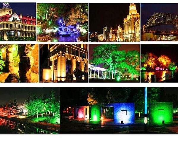 Ηλιακός Προβολέας RGB 500W Με Πάνελ electronistas.gr