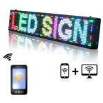 Ηλεκτρονική Πινακίδα LED 105x22cm RGB Με Wifi electronistas.gr