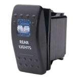 Διακόπτης REAR LIGHTS Χωνευτός ON/OFF 12V / 24V electronistas.gr