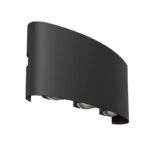 LED Φωτιστικό Τοίχου Μεταλλικό 6W 220V 3000K electronistas.gr