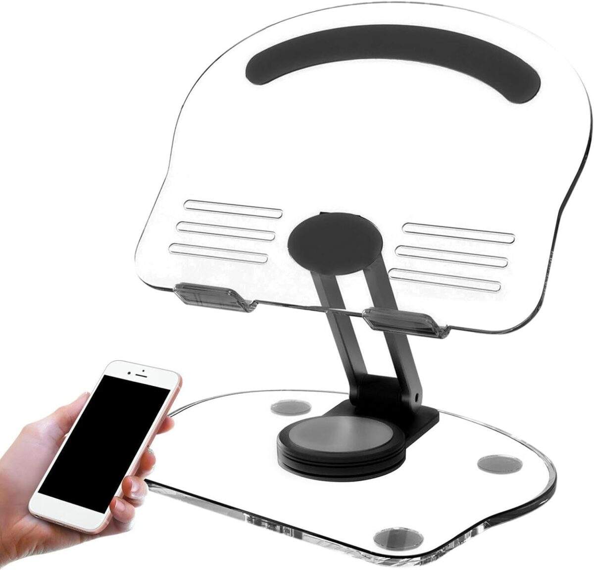 Περιστρεφόμενη Ακρυλική Βάση Για Smartphone / Tablet electronistas.gr