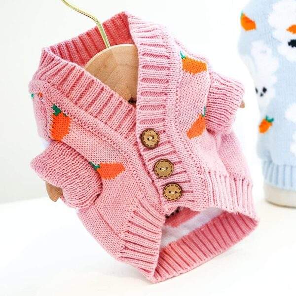 Πλεκτό Πουλοβεράκι Για Σκύλους Σε Ροζ / Γαλάζιο electronistas.gr