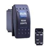 Διακόπτης REAR LIGHTS Χωνευτός ON/OFF 12V / 24V electronistas.gr