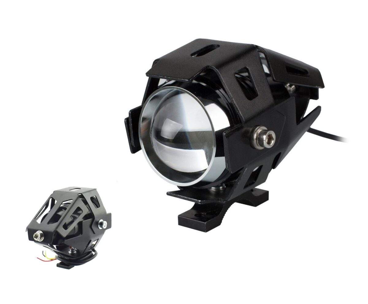 Προβολέας Μοτοσυκλέτας LED U7 125W Με Angel Eye electronistas.gr