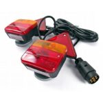 Σετ 2τμχ Φώτα Τρέιλερ Αδιάβροχα Με Μαγνήτη 12V electronistas.gr