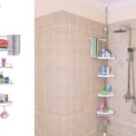 Γωνιακή Επιτοίχια Ραφιέρα Μπάνιου Πλαστική Mε 4 Ράφια electronistas.gr