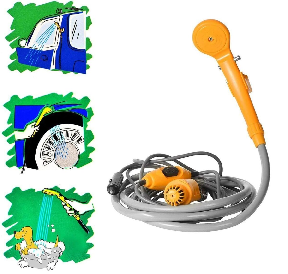Φορητή Ηλεκτρική Ντουζιέρα Αυτοκινήτου 12V electronistas.gr