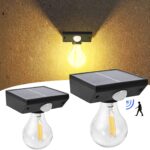 Ηλιακό Φωτιστικό Επιτοίχιο Με Αισθητήρα Κίνησης electronistas.gr