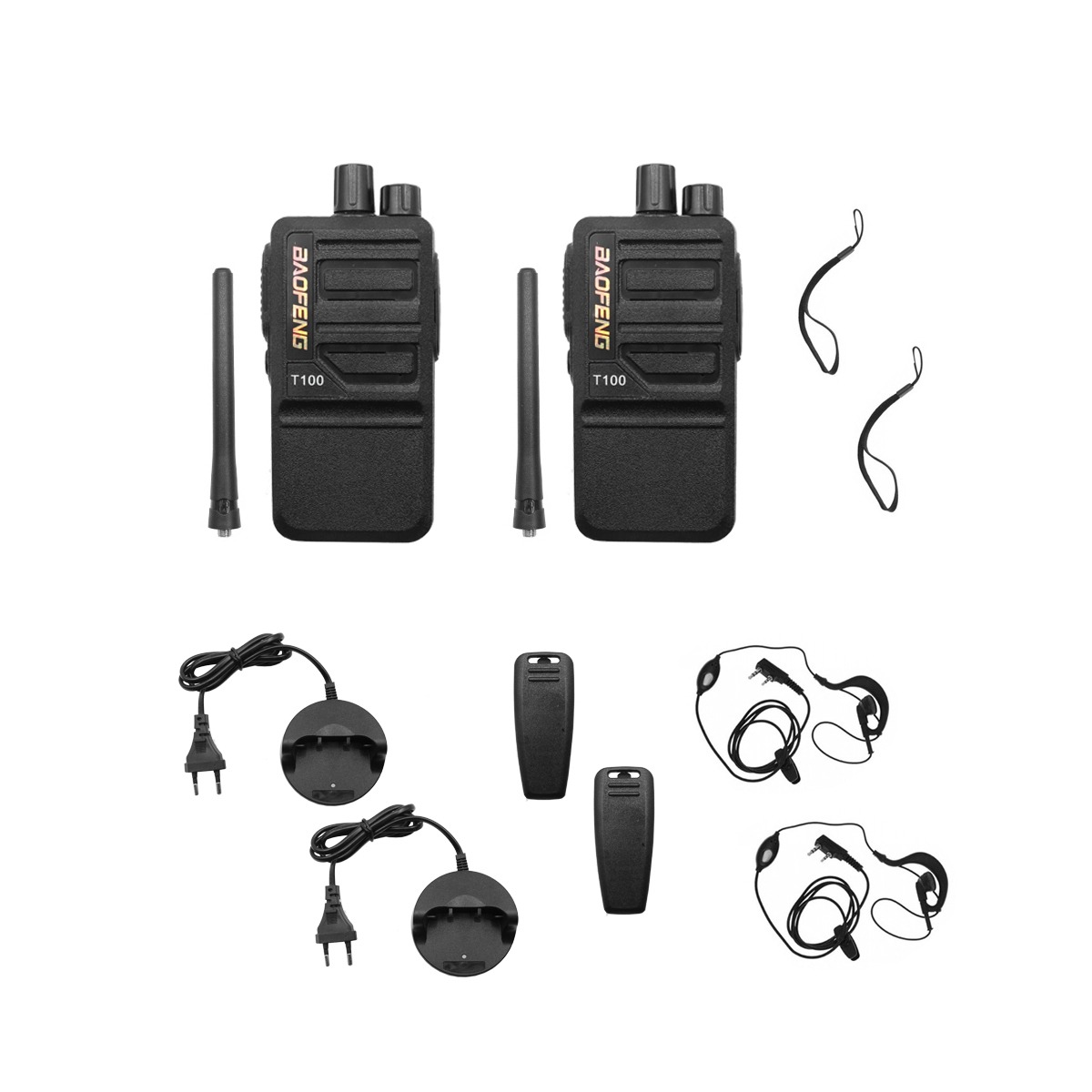 Σετ 2τμχ Ασύρματοι Φορητοί Πομποδέκτες UHF/VHF 8W electronistas.gr