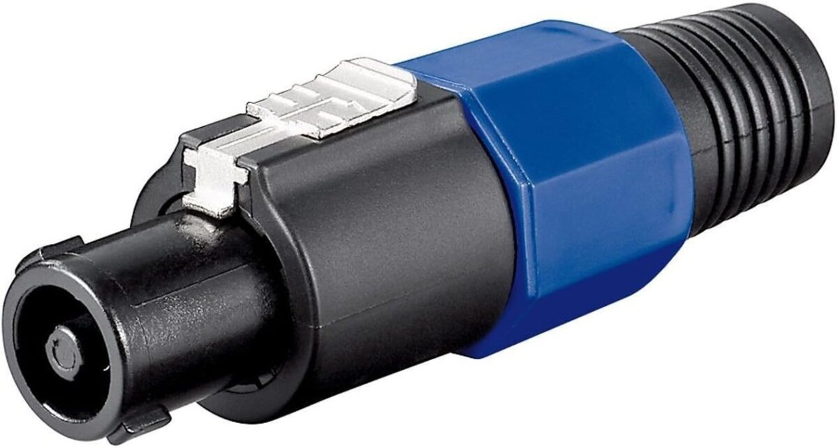 Plug Speaker 4pin Bύσμα Speakon Για Καλώδια Ηχείων electronistas.gr