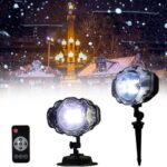 Led RGB Χριστουγεννιάτικος Προτζέκτορας "Snowfall" IP44 electronistas.gr