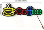Φωτεινή Επιγραφή "Coffee" Neon Led Σε 2 Σχέδια electronistas.gr