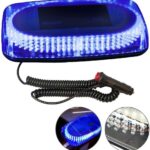 Μαγνητικός Μπλέ Φάρος 12V Strobe 240 Led electronistas.gr